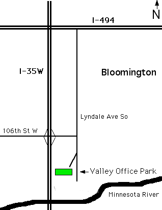 Map of office location